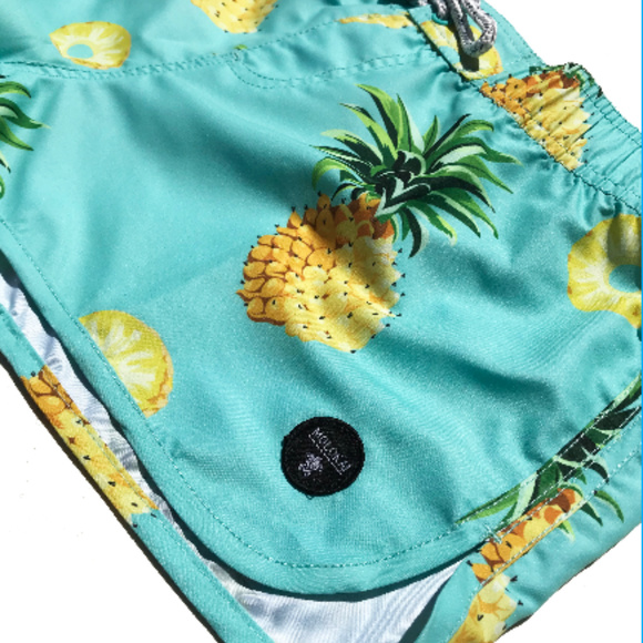womens pineapple swim shorts - Picture 4 of 5
